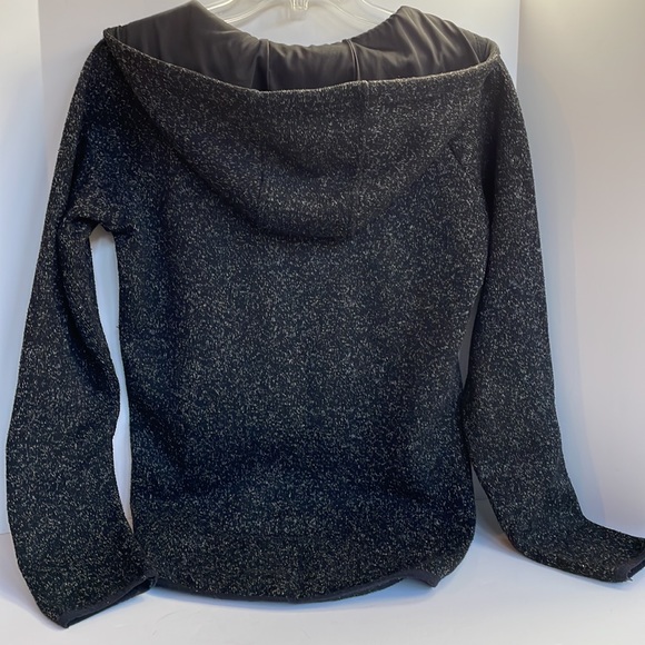 Thread & Supply 3/4 snap fleece hooded pullover size small - Picture 5 of 6